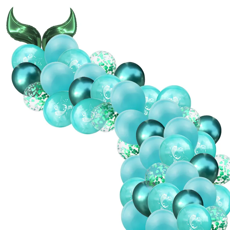 Набор воздушных шаров русалка 56 шт./лот | Дом и сад