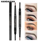HANDAIYAN профессиональный черный водостойкий жидкий карандаш для бровей двухсторонние долговечные инструменты для макияжа Подводка для бровей 5 цветов TSLM1