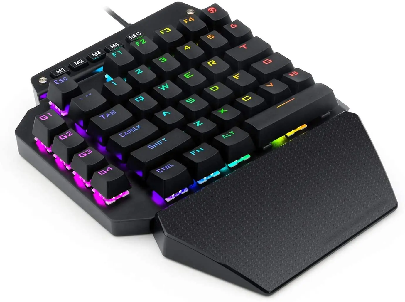 Механическая игровая клавиатура с RGB подсветкой 44 клавишная