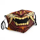 Menpo Oni моющаяся маска для рта, маска для взрослых, Япония, Самурай, демон, Пылезащитная маска, защитный чехол, респиратор, маска