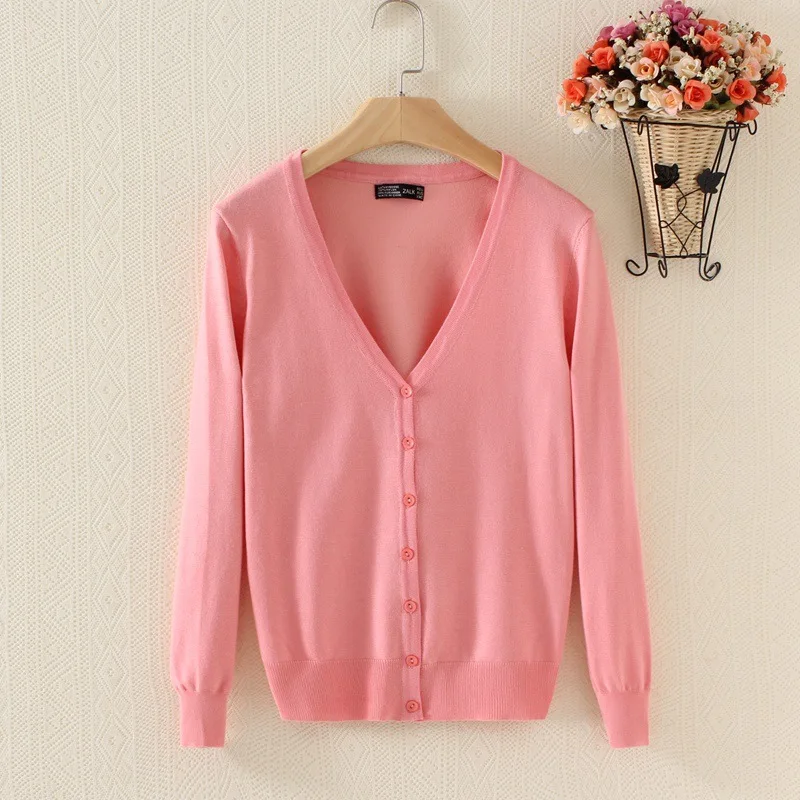 Женский кашемировый кардиган вязаный шерстяной свитер |