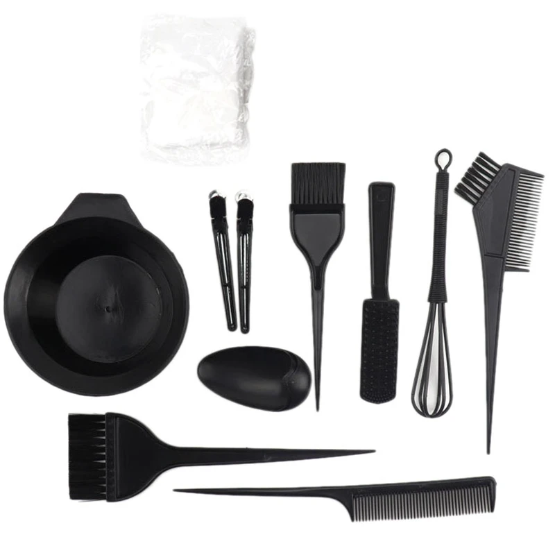 12 шт. набор расчесок для окрашивания волос кистей расчесывания окрашивающий