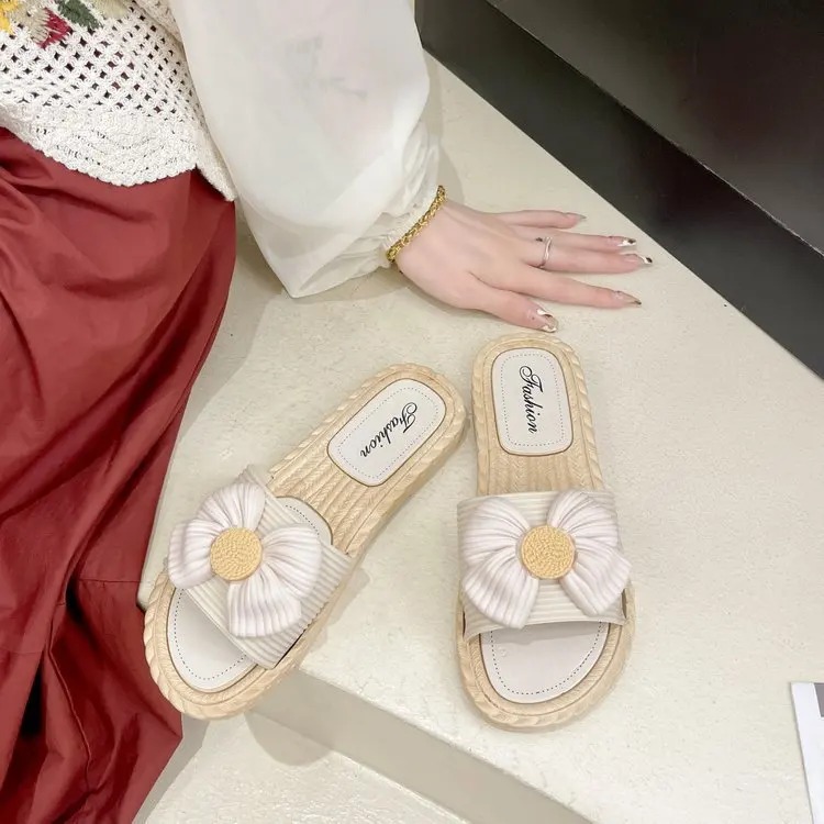 

Женские домашние тапочки на плоской подошве, Повседневная универсальная модная женская обувь, Новинка лета 2021