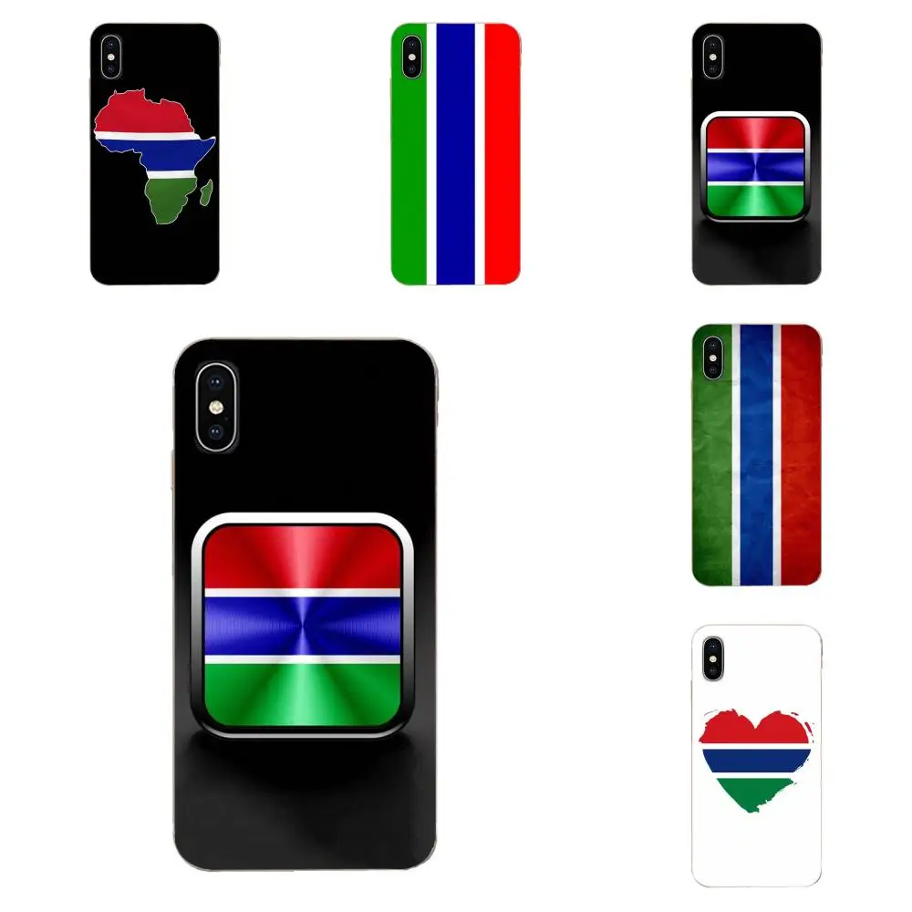 Для Galaxy Note 10 A10E A10S A20S A30S A40S A50S A6S A70S A730 A8S M10S M30S Lite Plus красочный флаг Гамбии флаги