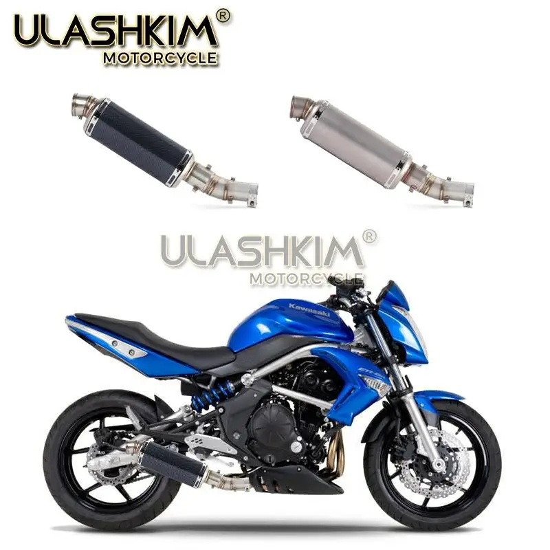 ER 6N 6F глушитель для мотоцикла средняя труба полная система слипоны kawasaki ER6N ER6F