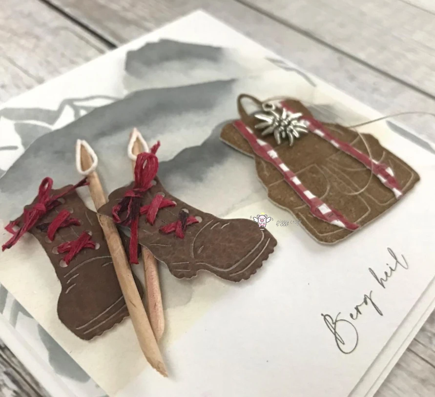 Новинка ботинки для верховой езды цветы металлические режущие штампы