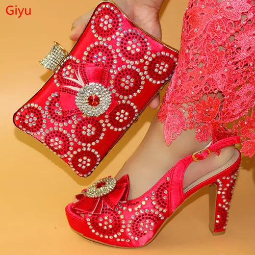 Doershow/итальянский комплект из туфель и сумочки золотистого цвета свадебные