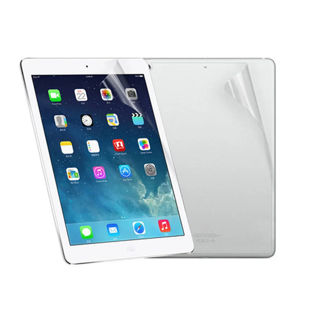 

2x Front +2x Back Soft Screen Protector Films Full Body Film Guards For Apple iPad 2 3 4 Air 1 2 3 9.7 2018 Pro 10.5 2017 2019