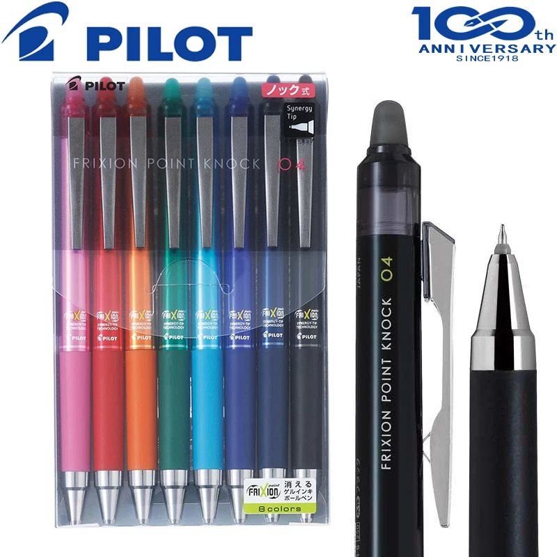 

3/8 Colors Set Japan PILOT LFPK-25S4 Erasable Pen Large-capacity Color Pressing Neutral Gel Pen 0.4mm Needle Nib School Supplies