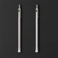 2pcs stainless steel rear axle shaft kit for axial scx24 90081 rc car accessories