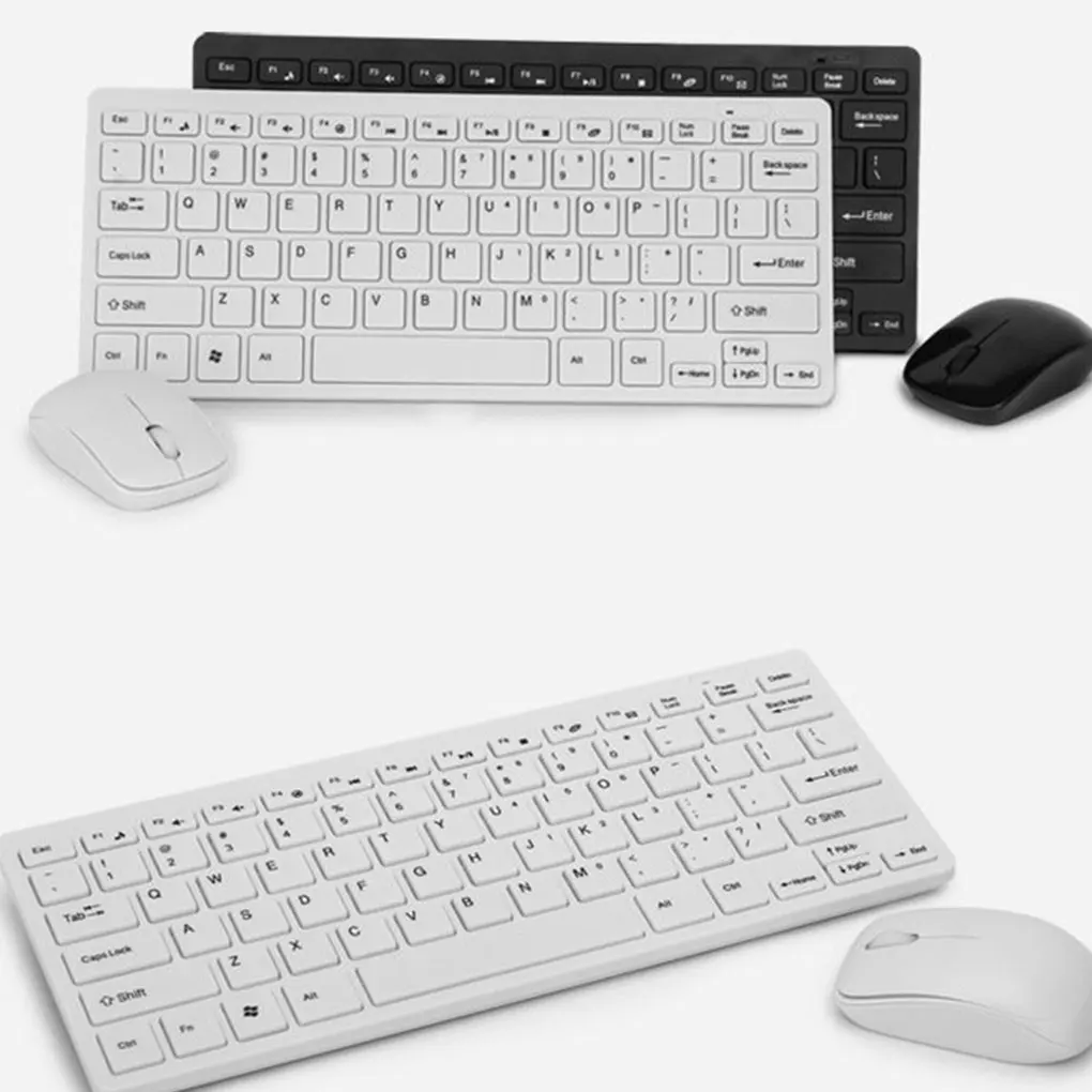 

Portable Wireless Keyboard for Mac Notebook Laptop TV box 2.4G Mini Keyboard Mouse Set Office Supplies for IOS Android Win 7 10