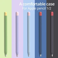 tablet touch stylus pen pencil case for apple pencil 2 1st 2nd case protective cover pouch portable soft silicone case
