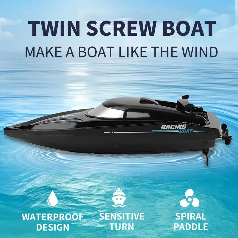 

GloryStar Remote Control Speedboat 2.4G Remote Control Boat Long Endurance Kids Toys for Summer