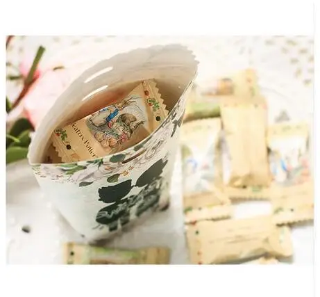 20 шт./лот белое платье невесты с зеленой лентой вечерние свадебные подарочные