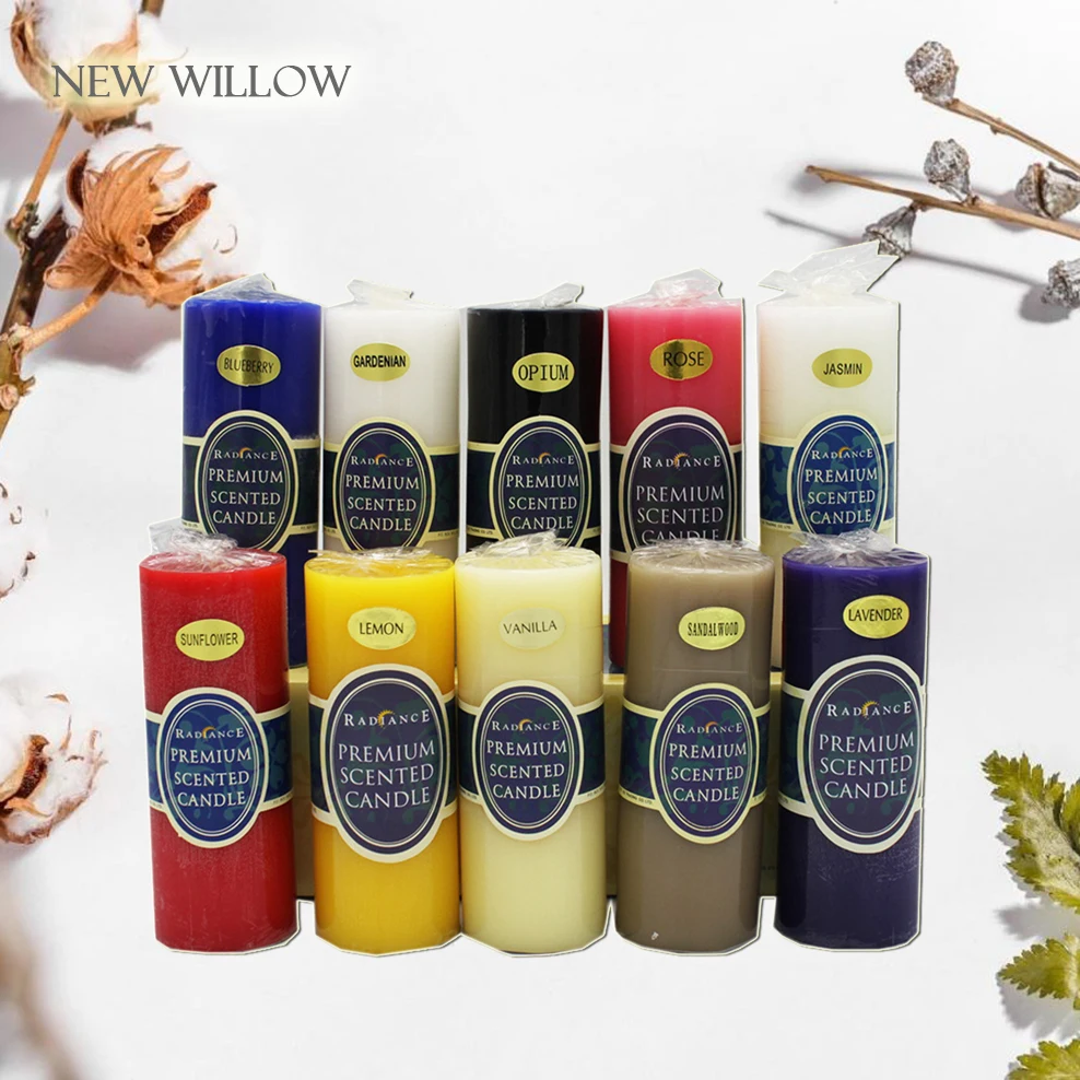 

Classic European Cylindrical Smokeless Scented Candle Wedding Decoration Aromatherapy Candle Wax Fragrance Yoga Candle