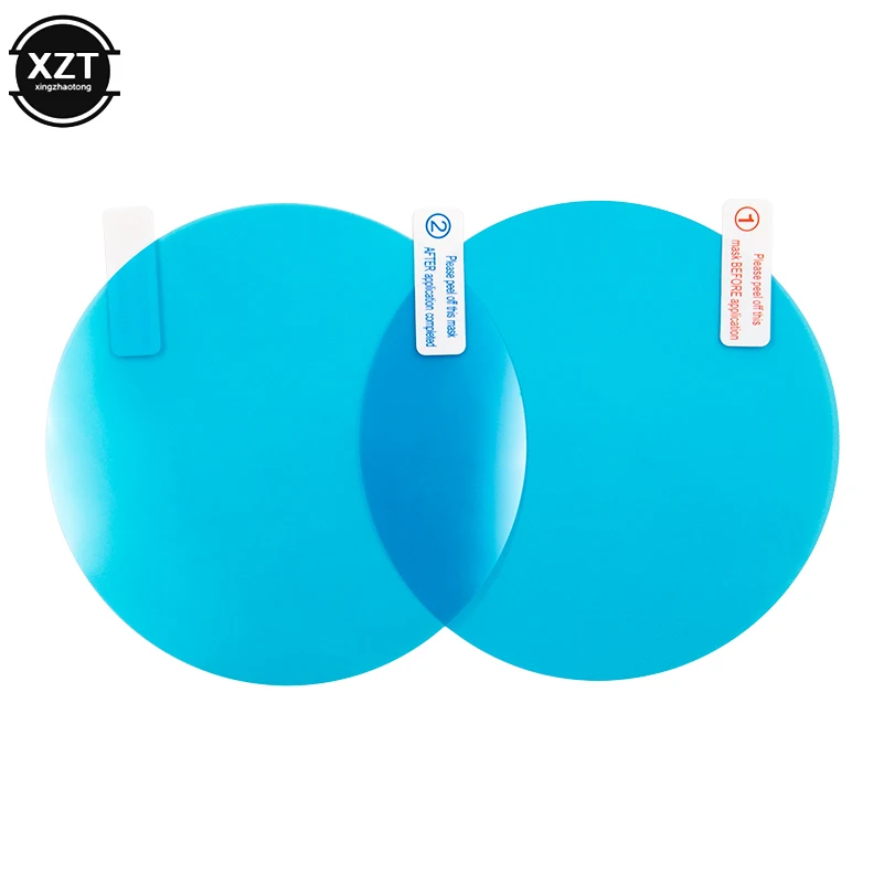 2 шт./компл. противотуманная Автомобильная зеркальная прозрачная пленка защитная