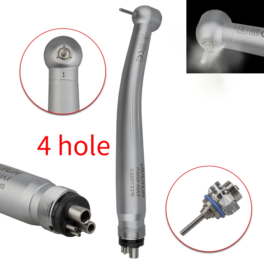 Dental High Speed Anti Retraction Handpiece Push Button Air Turbine 2/4 Holes Torque Head Fit For NSK PANA MAX | Красота и здоровье