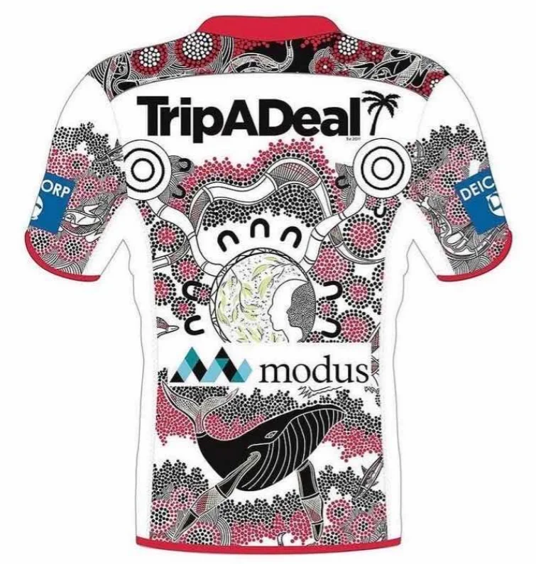 

ST.GEORGE DRAGON 2021 Indigenous Rugby Jersey Sport Shirt S-5XL
