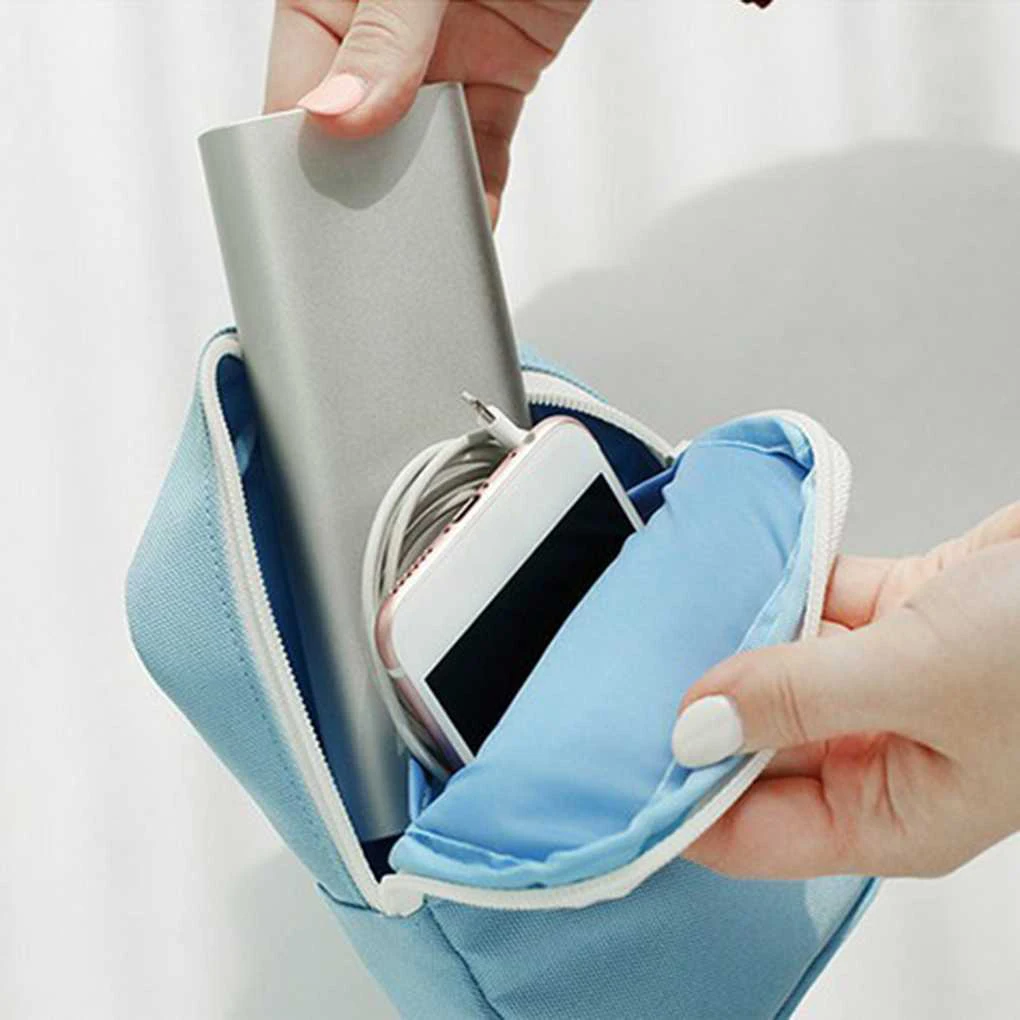 Новый портативный дорожный Чехол органайзер для usb кабеля электронные