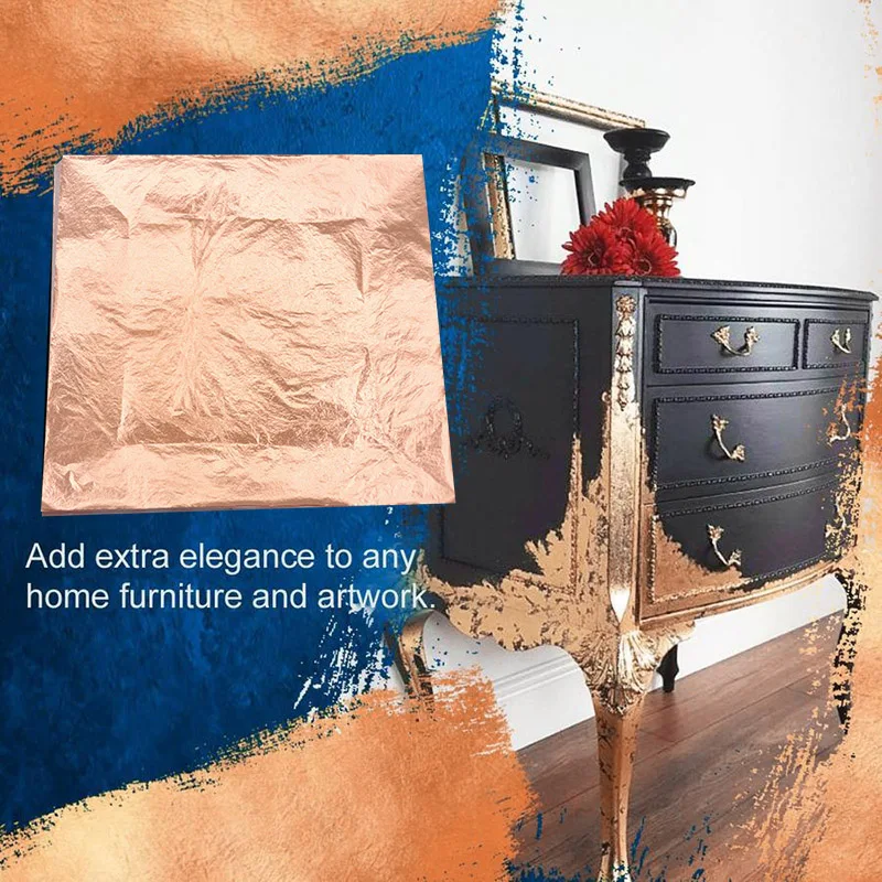 100 шт. декоративные Фольга металлик Медь Алюминий для стена потолочное украшение