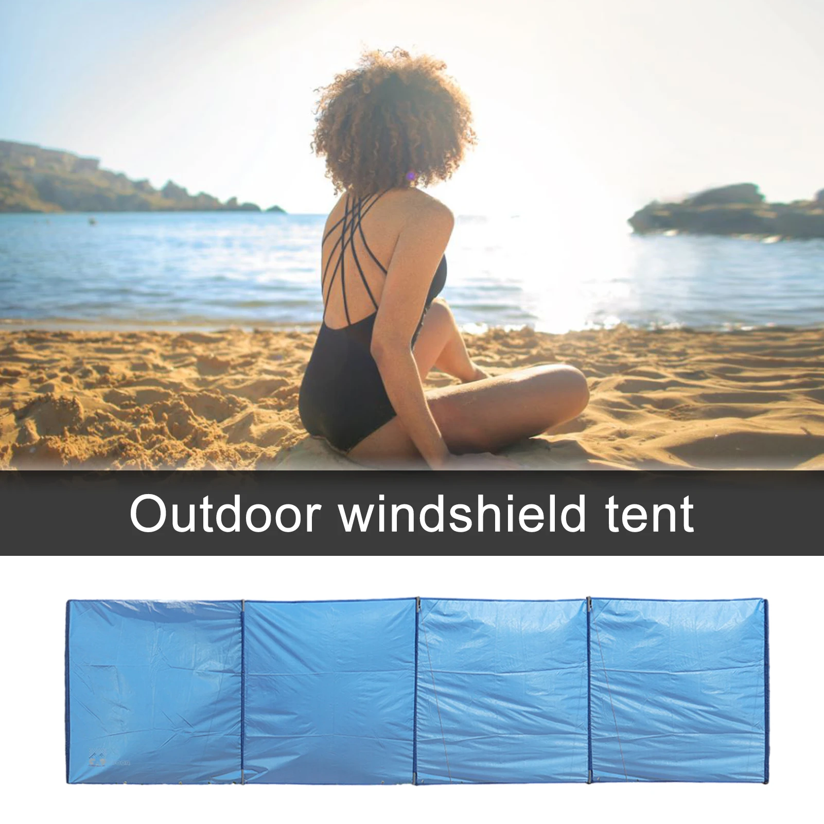 

New Summer Outdoor Portable Ultra Light Privacy Camping Canopy Beach Folding Ultra-light Windshield For Hiking