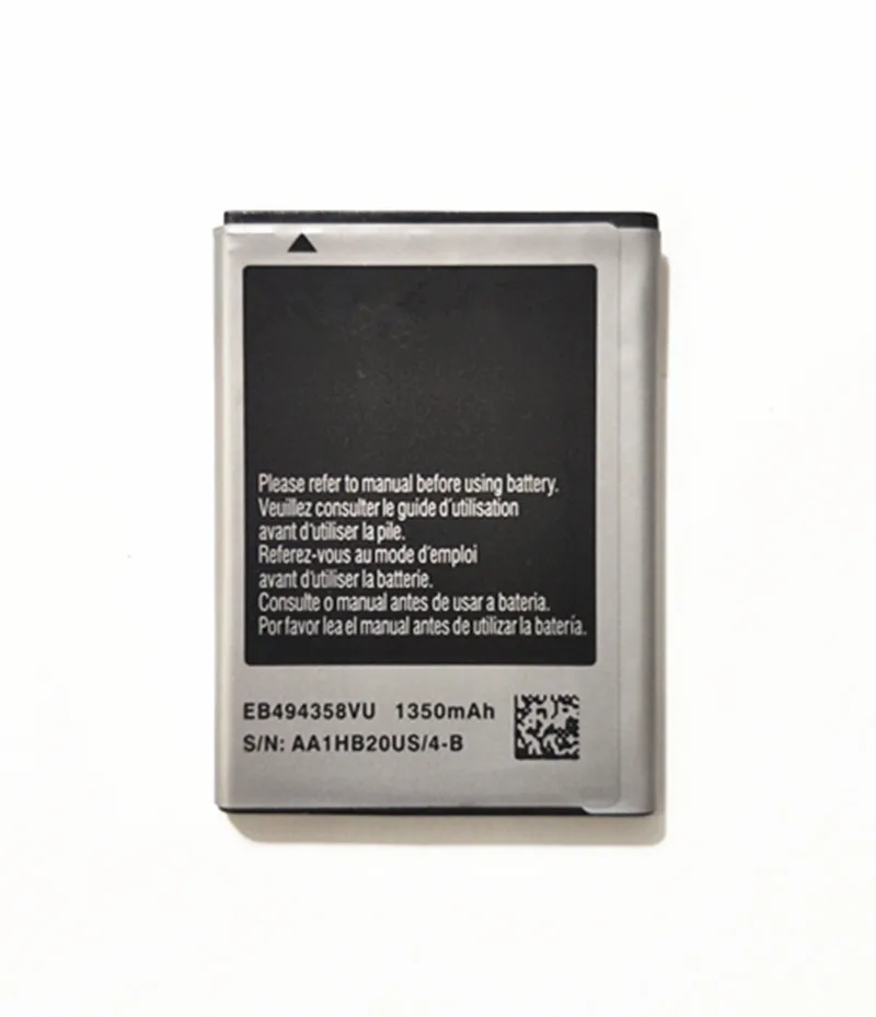 Новый EB494358VU 1350 мАч Мобильный телефон Аккумулятор для Samsung Galaxy Ace S7250D S5670 S5830 GT-S5660 i569