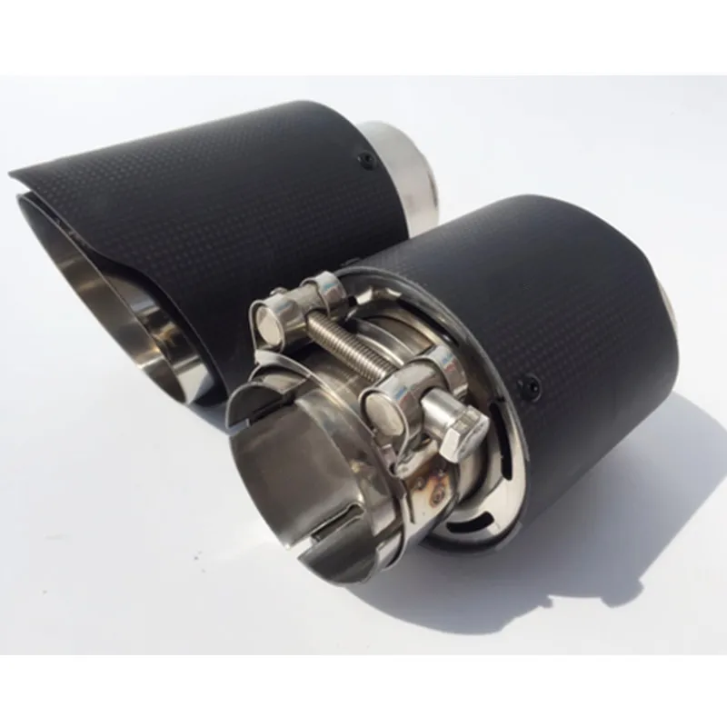 2 шт. новая горячая распродажа нержавеющая сталь глушитель Конец трубы для