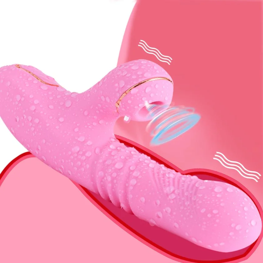 Секс игрушки сосать клитор Отопление толкая вибратор G spot (точка массаж