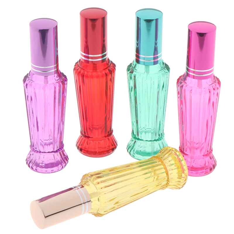 

Portable Sample Perfume Bottle 15ML Glass Mini Travel Empty Spray Atomizer Bottles Refillable Glass Cosmetic Packaging Container