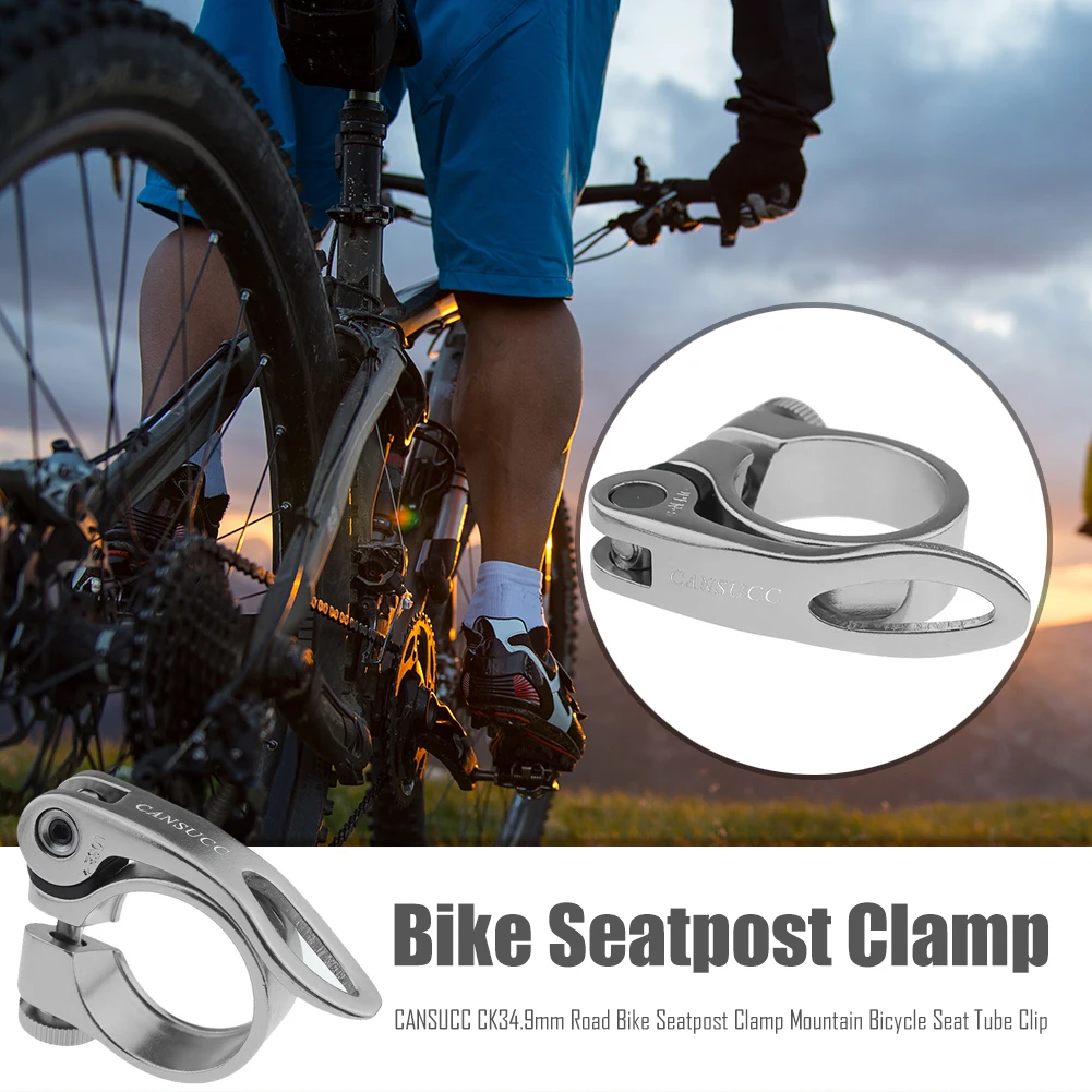 Seatpost Mount Ring Bike Accessories Bicycle Quick Release Seat Tube Clip Road Mountain Clamps | Спорт и развлечения