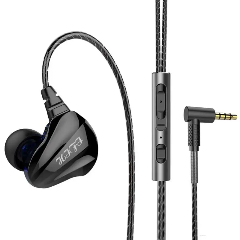 

New In-ear Wire-controlled Sports Headset Android Universal Wire-Controlled Call Game Sports Headset Heavy Bass