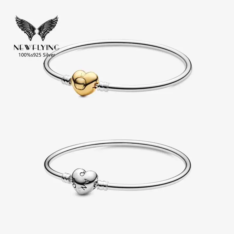 

Женский браслет с застежкой в виде сердца со знаковым короночным логотипом