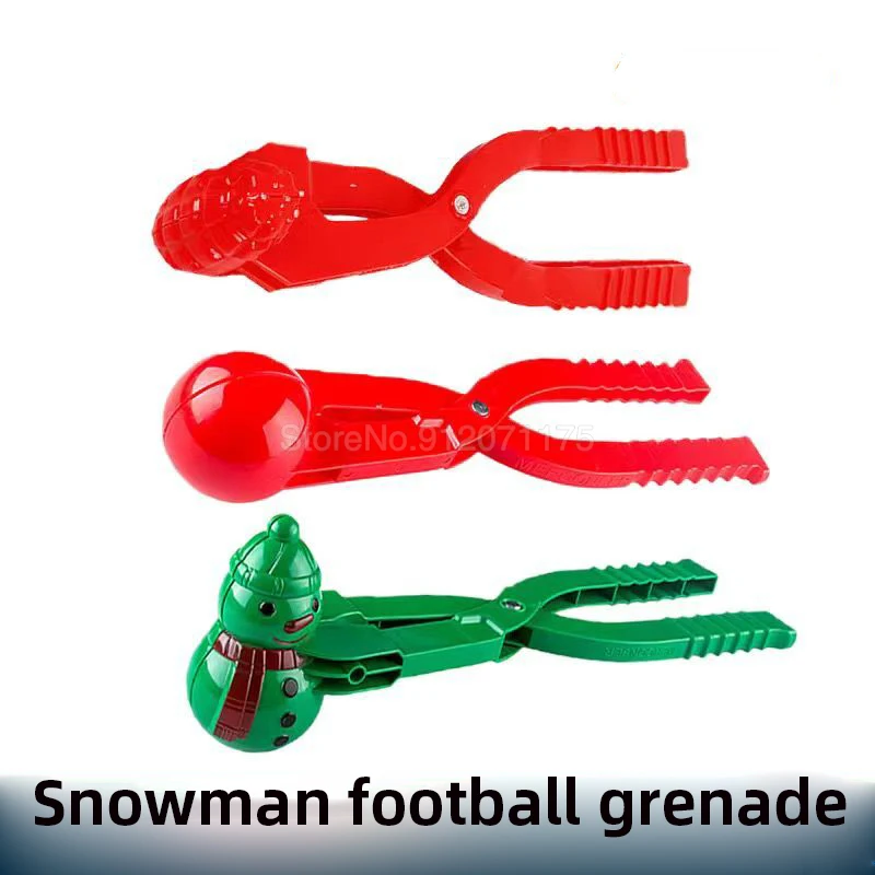 

Heart Snowball Maker Winter Plastic Clip Kids Outdoor Sand Snow Ball Mold Toys Fight Toy Play Tool Duck Shaped 1PCS Children