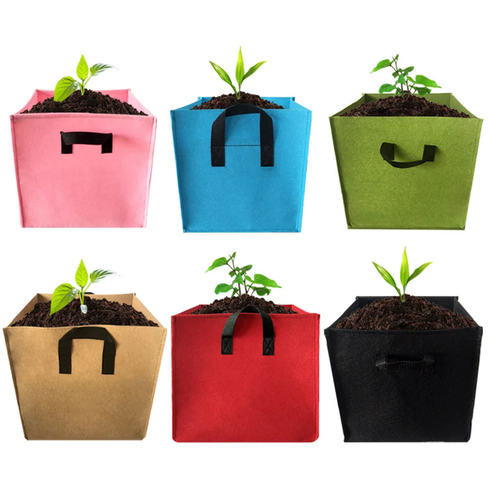 S садовый мешок для выращивания растений висящий дышащий помидор клубника овощей