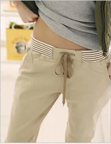 Женские льняные брюки шаровары длинные облегающие Гарун в стиле хип хоп большие