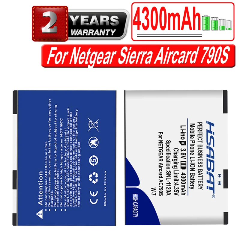 HSABAT W-7 W-10 W-3 W-5 Аккумулятор для Netgear Sierra Aircard 810S 790S беспроводной маршрутизатор NightHawk