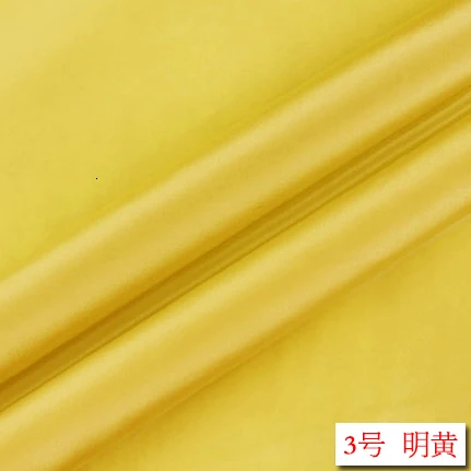 bright yellow 50 см/лот сплошной цвет натуральный шелк тканевый креп De Chine натуральный шелк обе ширина 140 см 24 цвета s - Color: bright yellow