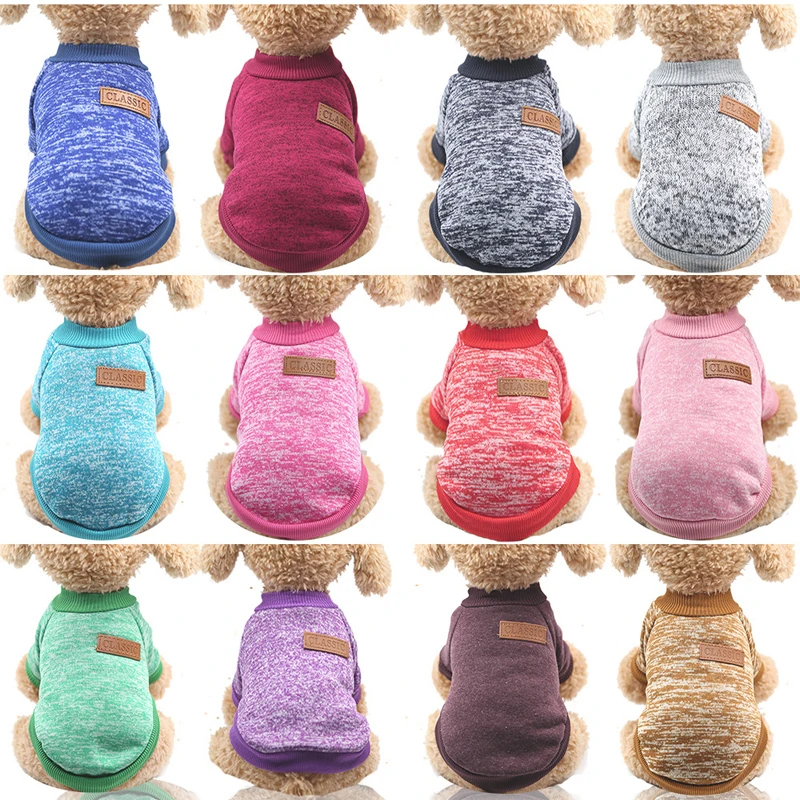 

Теплая одежда для собак, куртка для щенков, пальто, одежда для кошек, зимний свитер для собак, одежда для чихуахуа, Классический наряд для дом...