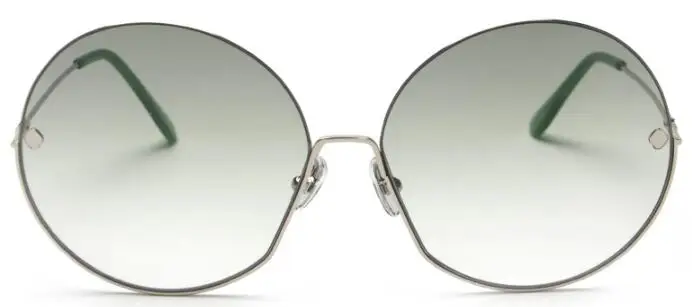 

Luxury Brand Vintage Round Sunglasses Women 2020 New Fashion Half Frame Tinted Lens Oversized Sun Glasses Female Lady Big Shades