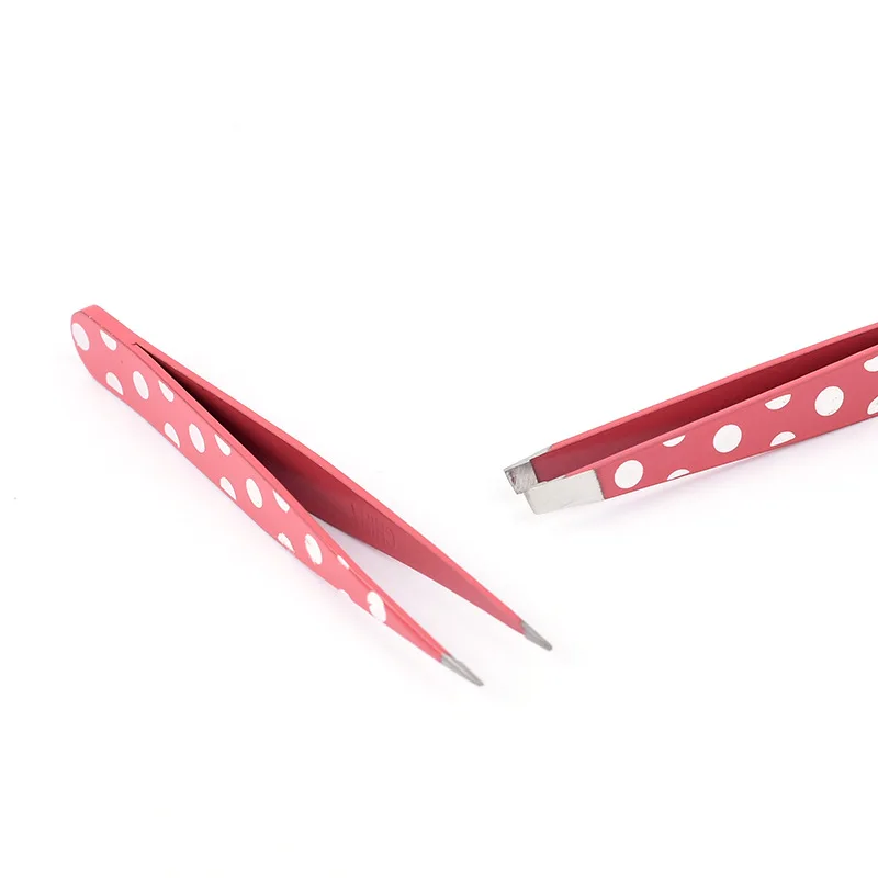 2Pcs/set Women Lady Stainless Steel Hair Removal Eyebrow Tweezer Makeup Tools | Красота и здоровье