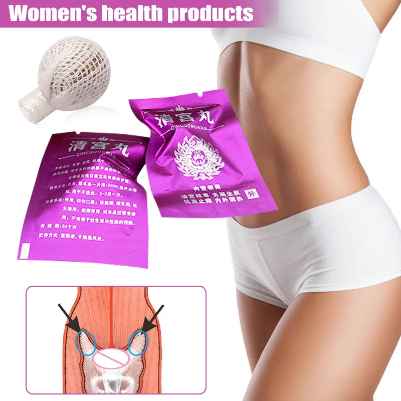 

10Pcs/Set Chinese Herbal Tampon for Women Clean Point Tampons Vaginal Detox Pearls B99