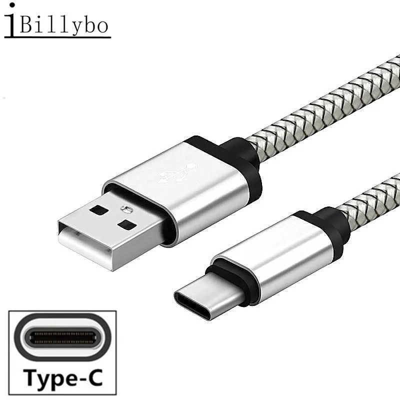 Телефонный кабель USB Type C 1/2/3 метра зарядный Android провод для Samsung Note 10 S10 Plus