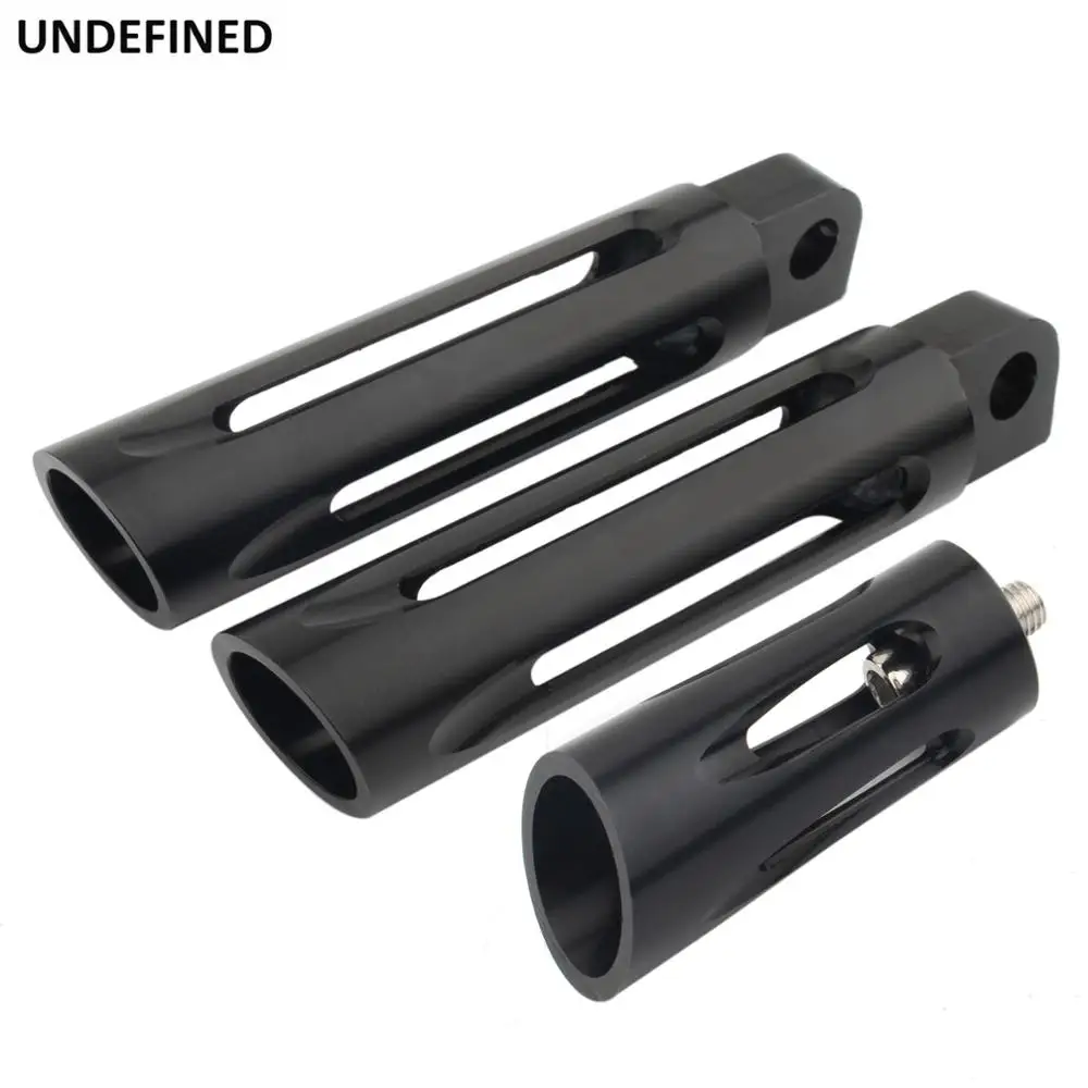 Черные опорные подножки для мотоцикла Shollow ног Harley Dyna Fat Bob Softail Touring Custom|Подставки