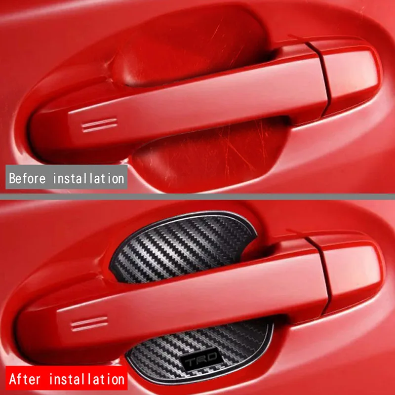 Защитная пленка для Наружная ручка двери автомобиля чаши подходит MazdaToyota Lexus Subaru