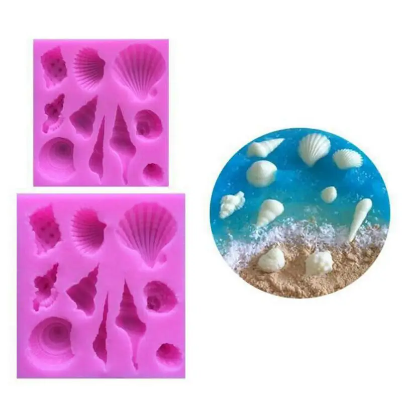 

DIY Conch Shell Decor Epoxy Resin Silicone Mold Jewelry Findings Pendant Accessory harms Handmade Ocean Mould Stuff Baking Craft