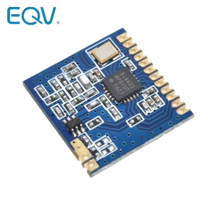 EQV 1 компл. Mini SI4432 Remote Wireless Модуль связи приемопередатчика 240 МГц-930 МГц + пружинная