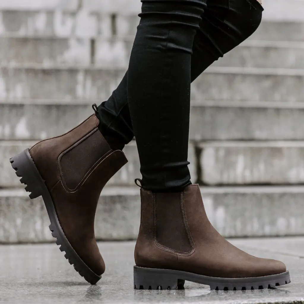 

Women Shoes elastic slip-on loafers short boots Platform Shoes