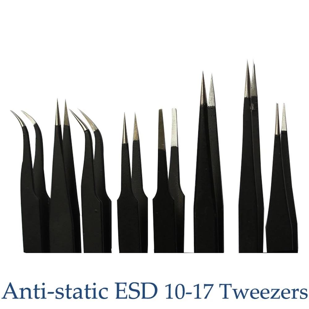 

Набор антистатических щипцов ESD 10-17 для паяльной станции, 8 шт./Лот, инструменты для сварки, бесплатная доставка