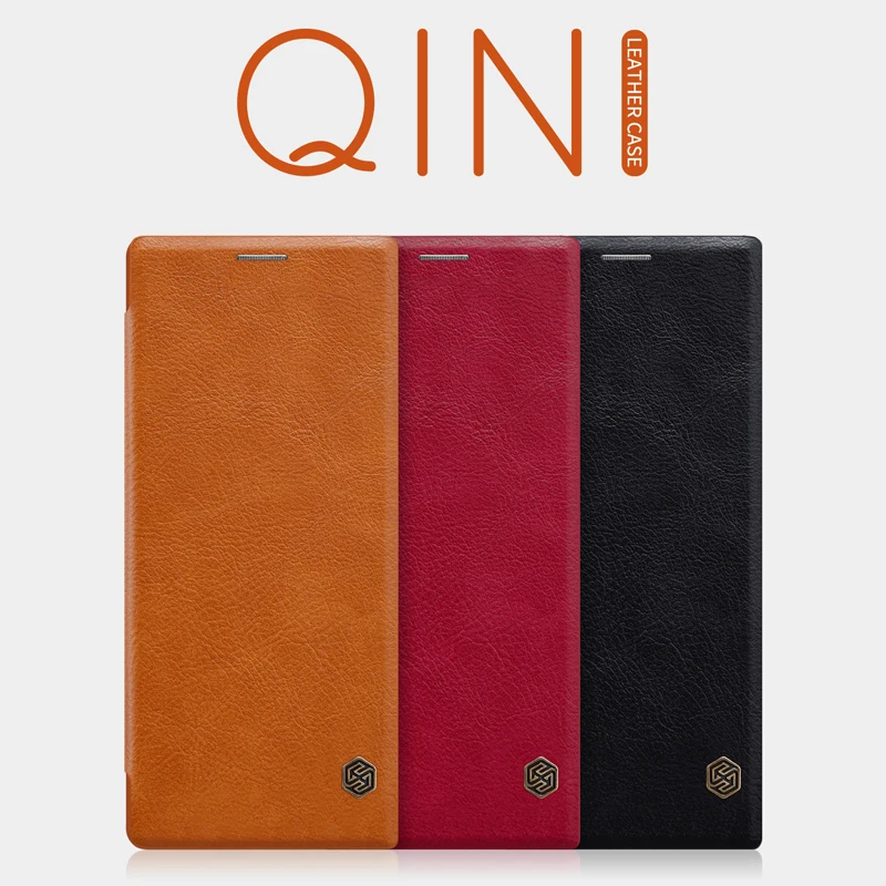 Для sony Xperia 1 Xperia 10 XA2 Plus L3 XZ3 XZ2 Premium Премиум флип-чехол Nillkin Qin винтажный кожаный флип-чехол с кармашком для телефона
