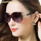 CoolPandas брендовые Модные женские большие солнцезащитные очки женские поляризационные для женских водительских аксессуаров антибликовые градиентные линзы
